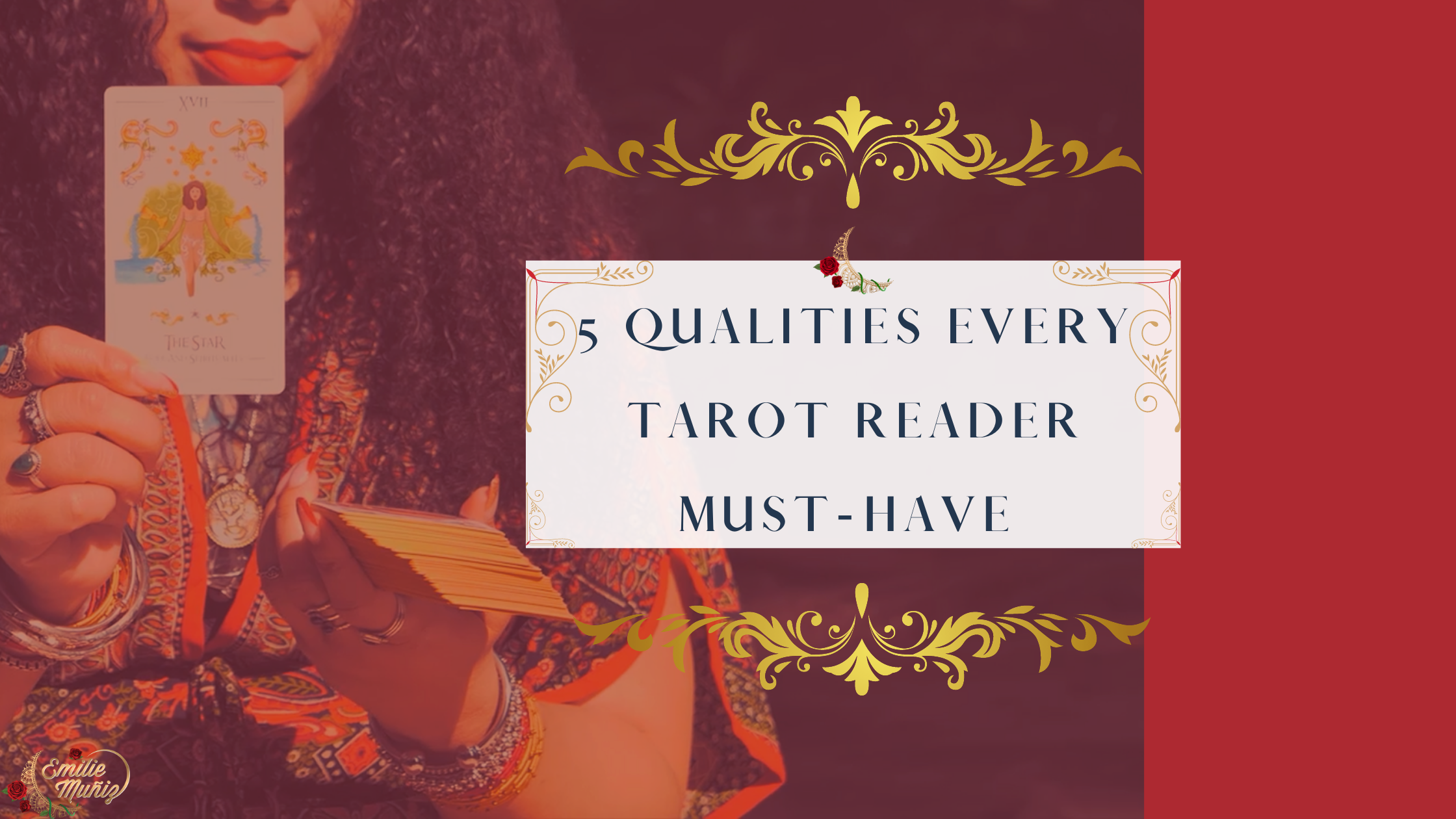Tarot Reader reading qualities blog article image